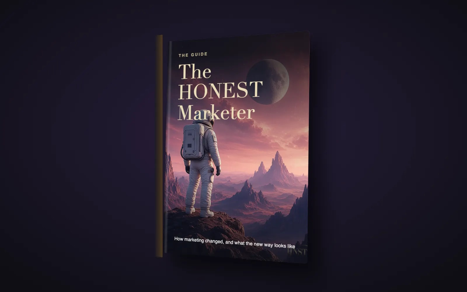The HONEST Marketer eBook cover